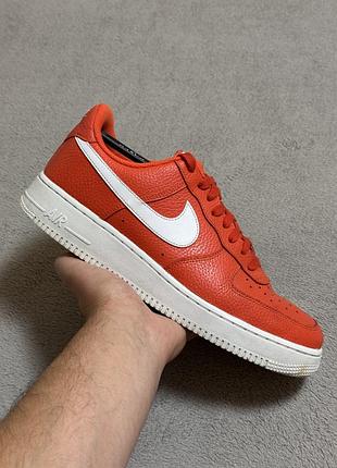 Nike air force 1 low team orange 45р 29см кросівки оригінал
