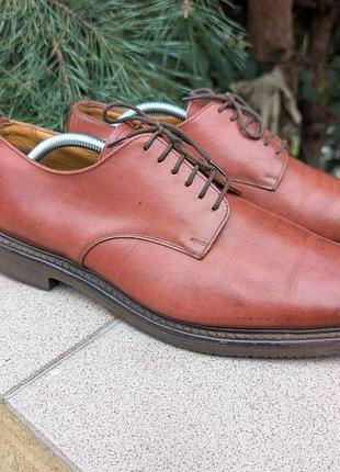 Мужские коричневые туфли дерби trickers cornishe