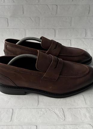 Zign loafer leather size 43 размер изог кожаные мужские брендовые лоферы мокасины слипоны тиски оригинал