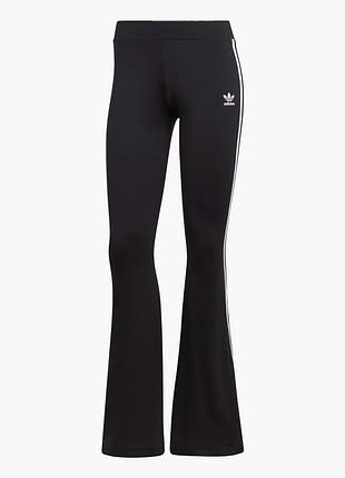 Спортивні штани кльош adidas originals flared leggings чорні