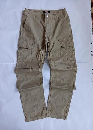 Мужские брюки-карго dickies в бежевом цвете