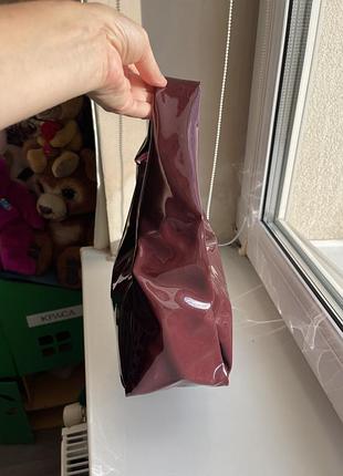 Лакова сумочка h&m 3