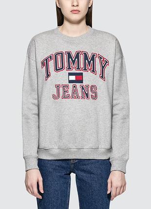 Жіночий світшот на флісі в стилі 90х від tommy hilfiger