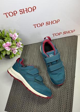 Оригінальні кросівки осінні на липучці з мембраною texapore jack wolfskin