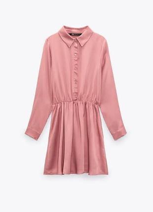 Zara атласна сукня - сорочка
