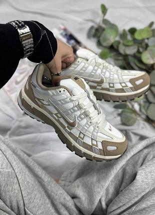 Р.41-44 кросівки nike p-6000 brown gore tex, термо артикул 0747