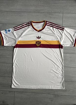Футбольна футболка джерсі рома італія серія а 2026 as roma italy seria a adidas originals trefoil firebird football soccer jersey size 3xl xxxl розмір