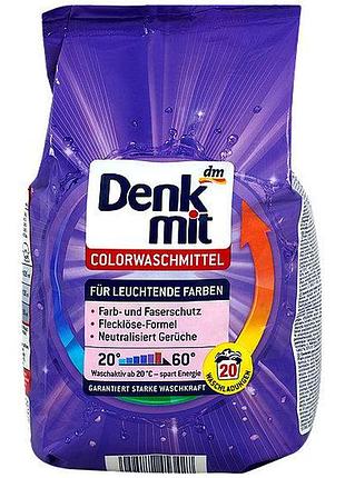 Стиральный порошок для цветных тканей denkmit colorwaschmittel 1,35кг., 20 стирок