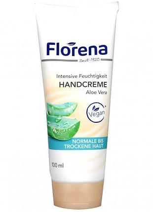 Крем для рук зволожуючий florena aloe vera 100мл.