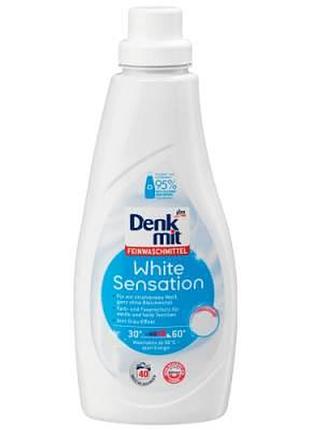 Гель для стирки белых тканей denkmit white sensation 1л., 40 стирок.