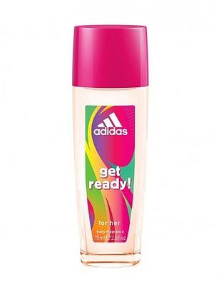 Женский парфюмированный спрей для тела adidas get ready! 75 мл