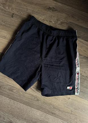 Шорти tommy sport сині tommy hilfiger