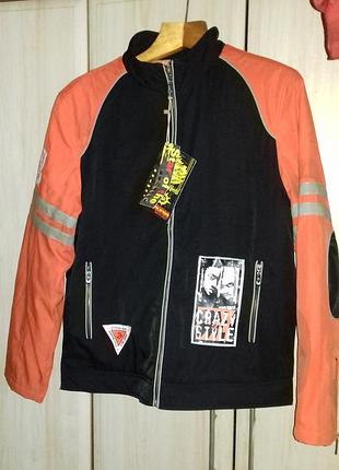 Винтажная мотоциклетная куртка / vintage moto jacket / cyber y2k