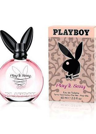 Туалетна вода жіноча playboy play it sexy 60мл.