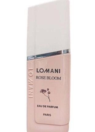 Парфюмированная вода для женщин lomani rose bloom тестер 100 мл.