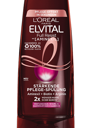 Зміцнюючий кондиціонер для волосся l'oreal paris elvital full resist 250 мл
