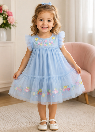 Невероятно нежное праздничное фатиновое платье от бренда matalan в идеальном состоянии.