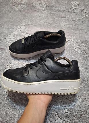 Оригинальный nike air force 1 sage low black | размер 39 (25 см)
