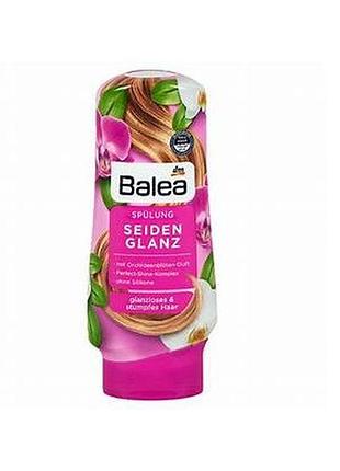 Ополоскувач для тьмяного, позбавленого блиску волосся balea seidenglanz 300мл.