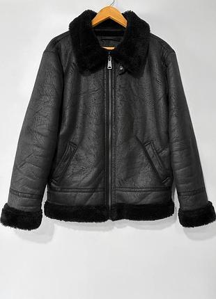 Дубленка авиатор куртка alpha industries b-3 faux leather (m) diesel, avirex
