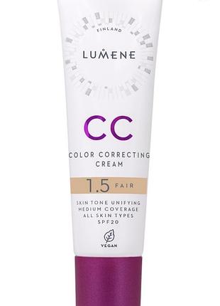 Тональний крем lumene cc color correcting cream