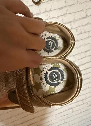 Золоті туфлі barefoot 5