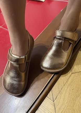 Золоті туфлі barefoot 6