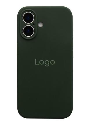 Чохол silicone case full size with frame для iphone 17 71.cyprus green
