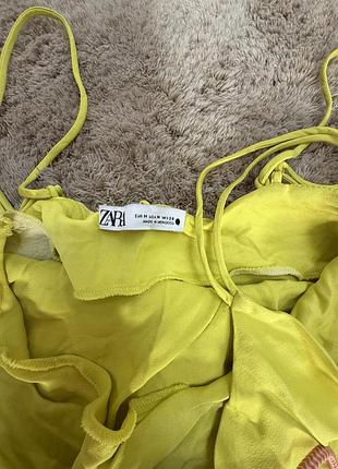 Атласна сукня zara