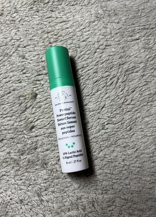 Оновлювальна пептидна сироватка drunk elephant protini powerpeptide resurf serum, 8 ml