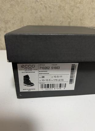 Дитячі зимові черевики ecco 6