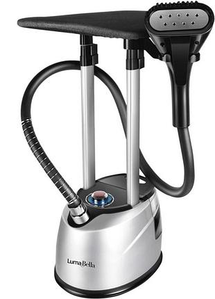 Відпарювач для одягу стаціонарний luma bella lb-62012 із прасувальною дошкою 2000 вт сталевий