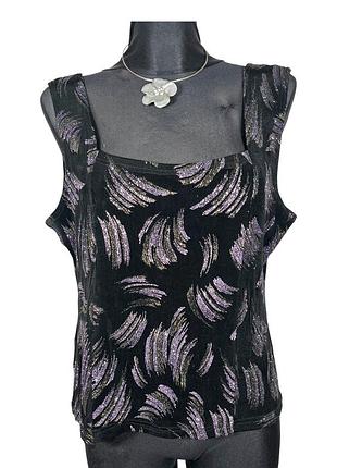 Вінтажний топ з блискітками vintage 2000s y2k 90s goth