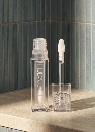 Huda beauty faux filler extra shine  відтінок прозорий «glassy» 3.9мл