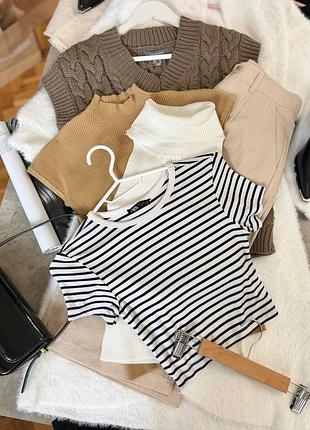 Вкорочена футболка zara🤍