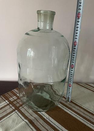 Стеклянный бутель на 10 л без повреждений