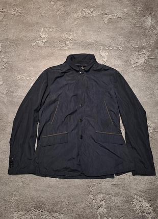 Мужская куртка-пиджак massimo dutti 2in1 (xxl) | утепленная куртка со съемной подстежкой темно-синяя