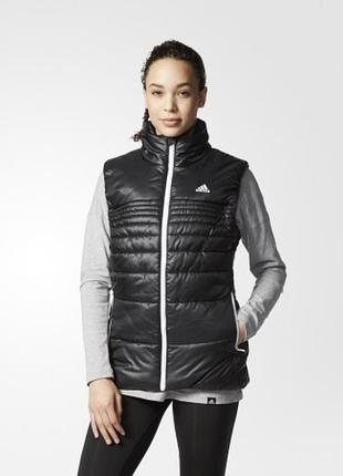 Жилет спортивний adidas performance padded vest оригінал!!!