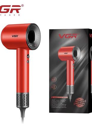 Фен для волос vgr v-445-r 1600 вт красный