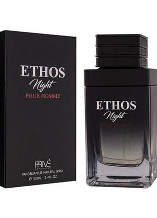 Чоловіча туалетна вода prive ethos night 100 мл
