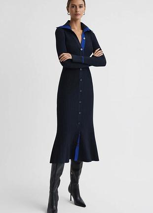 Шикарное вязаное платье reiss