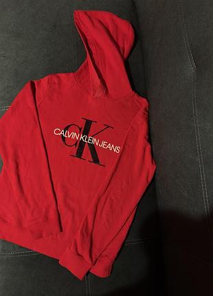Худі calvin klein jeans (оригінал, розмір s / 16 унісекс