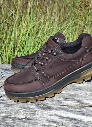 Низкие мужские ботинкиecco rugged track waterproof, 43р.