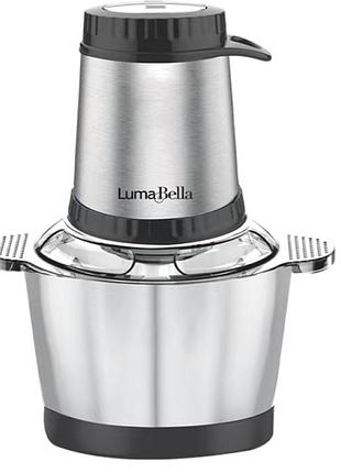 Измельчитель кухонный luma bella b-5004 с металлической чашей 2 л 650 вт стальной