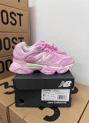 Женские кроссовки new balanсe 9060 pinky / консультал беленс 9060 розовые 36 37 38 39 40 41