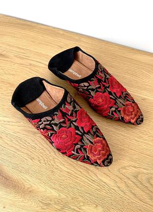 Jeffrey campbell женские мюли балетки 38-24.5 см ( новые )