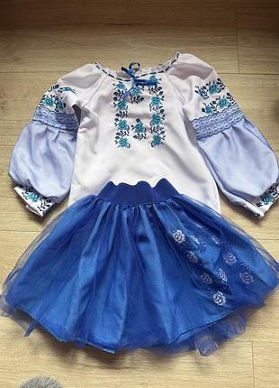 Вишиванка костюм із спідничкою розмір 104