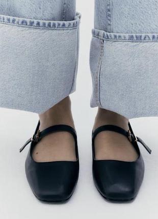 Чорні балетки мері джейн h&m