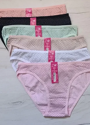 Small size женские хлопковые трусы zo 3xl (маломерят) (32 см) (набор 6 шт)