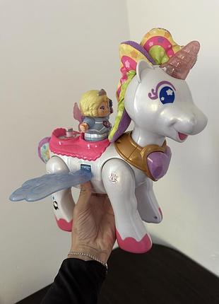 Інтерактивна іграшку vtech go! go! smart friends twinkle the magical unicorn із маленькою фігуркою феї на спині